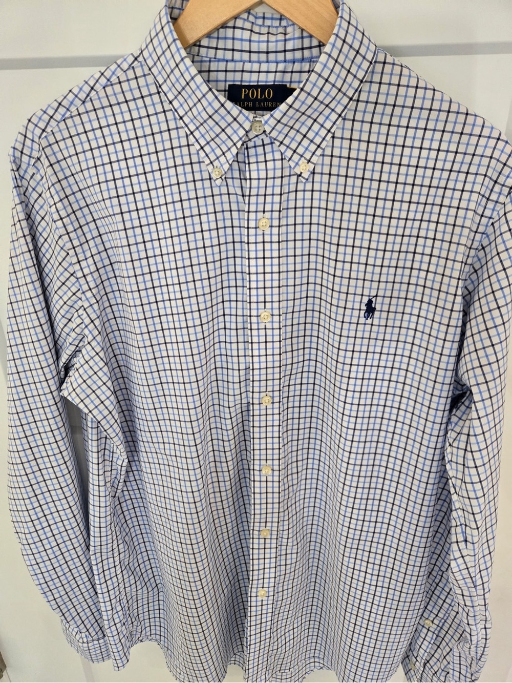 Classic Fit Checked Performance Shirt - Picture 2 of 8